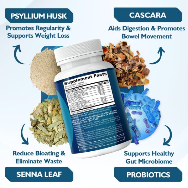 Caja del limpiador de colon con probióticos Happee