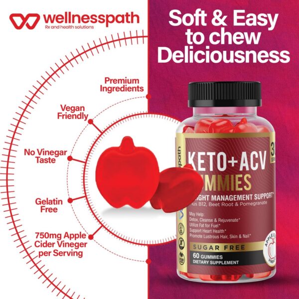 Gomitas Keto ACV avanzadas para pérdida de peso