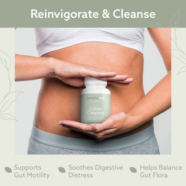 SimpleMe detox capsulas natural flora intestinal alivio hinchazón