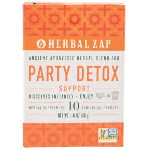 bebida herbal zap party detox para desintoxicación rápida