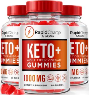 Gomitas Rapid Charge Keto ACV paquete de 3 para pérdida de peso