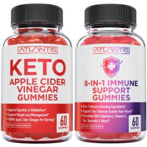 gomitas keto vinagre de sidra de manzana atlántis nutrición