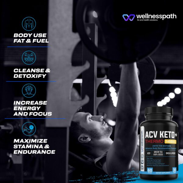 Caja de pastillas ACV keto para adelgazar y metabolismo acelerado