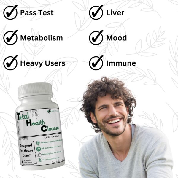 Cápsulas nutra4health Total Health Cleanse vista cercana