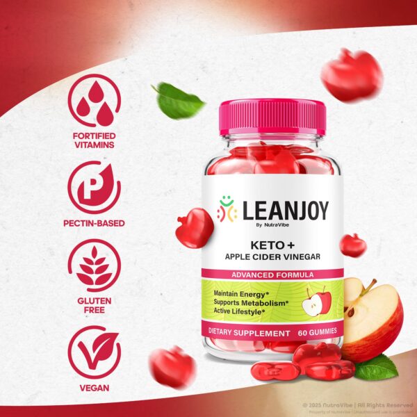 Parte trasera paquete LeanJoy Keto ACV