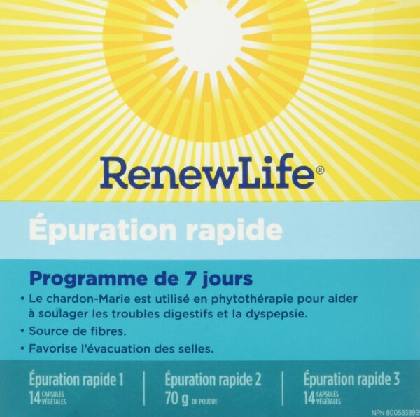 Cápsulas Renew Life para limpieza rápida