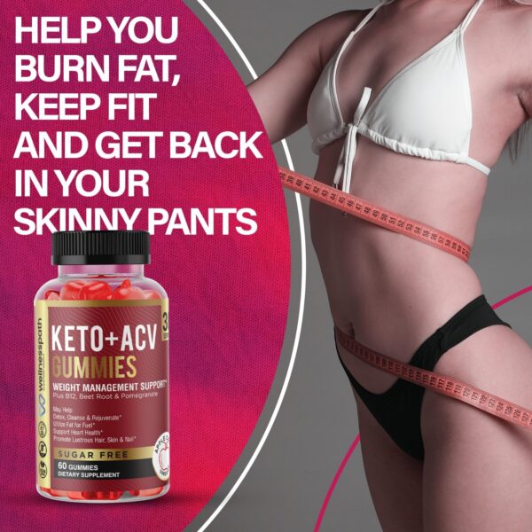 Gomitas Keto ACV para digestión y limpieza