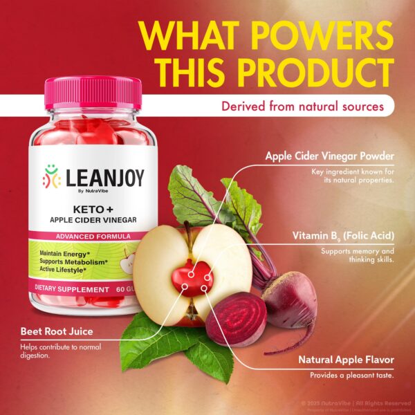 Gominolas LeanJoy para energía constante y objetivos físicos