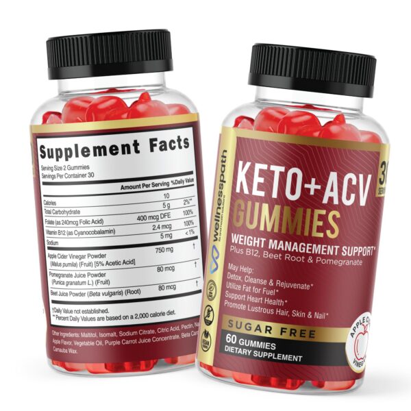 Gomitas Keto ACV para supresión del apetito