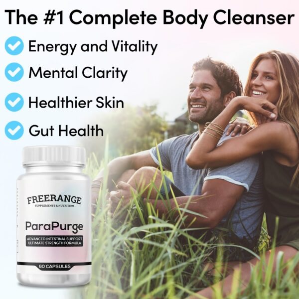 Cápsulas Freerange Parapurge para apoyo intestinal