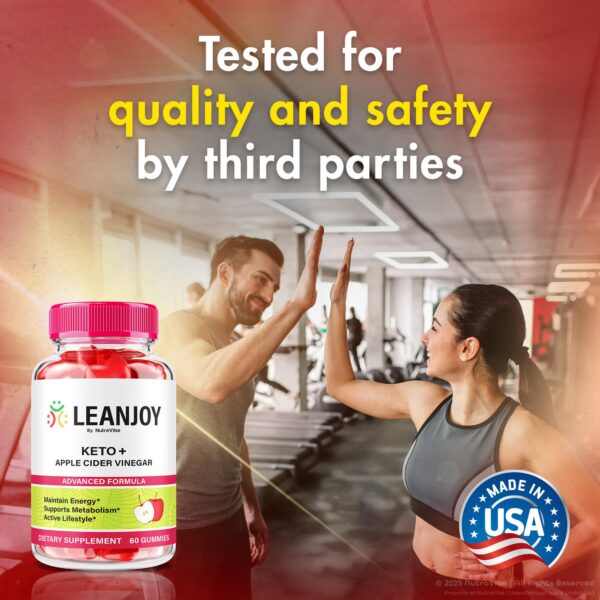 Cerca gominolas LeanJoy Keto ACV color y textura