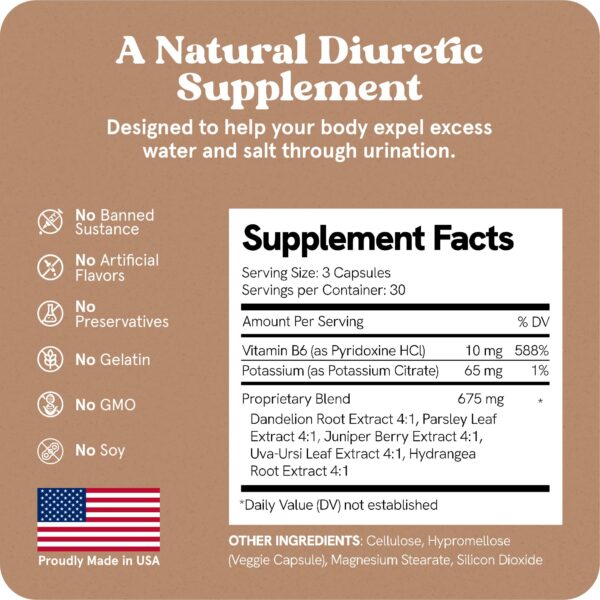 Biotrim cápsulas diuréticas sin cafeína para piernas y pies