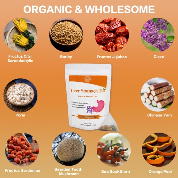 Taza con té de hierbas Siyolaherb para alivio digestivo