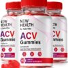 Paquete de 3 gomitas NewHealth ACV Keto fórmula natural 180 unidades