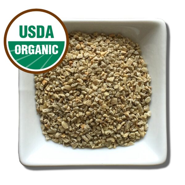 Envase de vidrio café enema verde orgánico