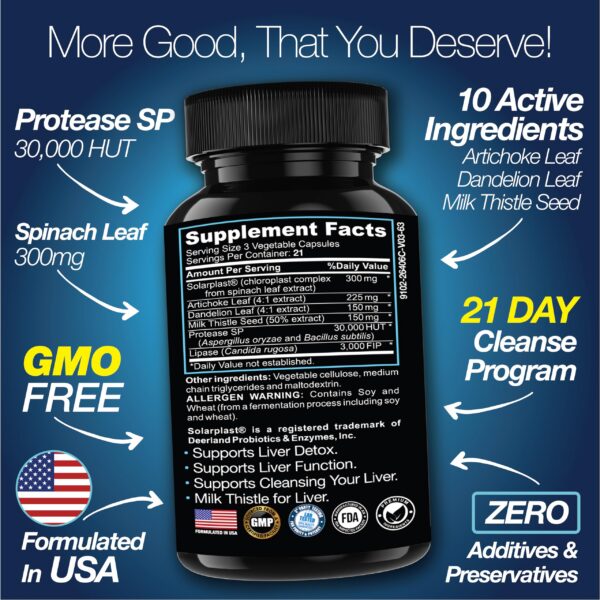 Paquete Liver Cleanse Detox para desintoxicación hepática 21 días